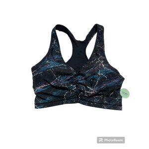 Marika Active Yoga Sport Exercise‎ Sports Bra Low Impact Racer Back NWT Size L